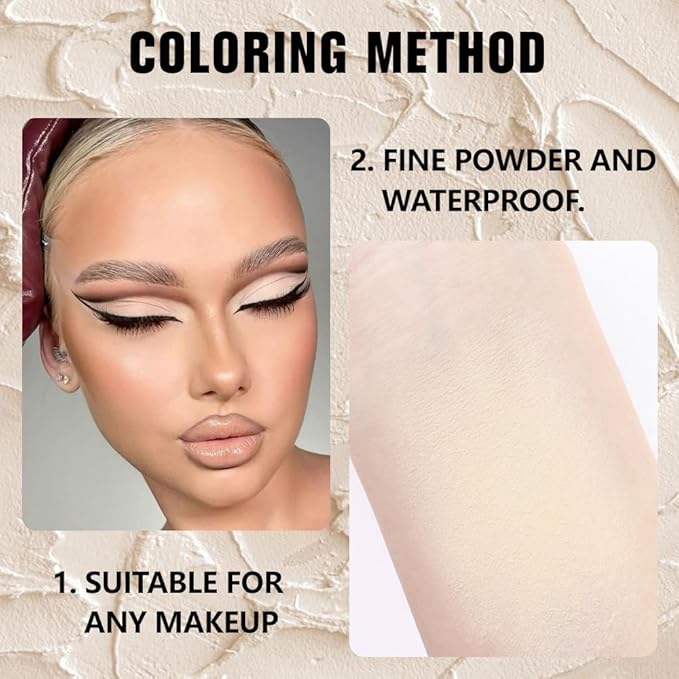 Buildable Matte Eyeshadow Makeup Palette Single - French Vanilla Shades | Creamy Pressed Powder for Easy Blending | Mini Travel Palette for Women | Everyday Natural Eye Makeup