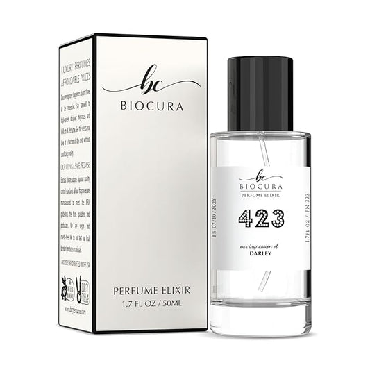 BC Perfume 423 Inspired by Darley For Men Replica Fragrance Dupes Eau de Parfum Spray Bottle 1.7 Fl Oz/50ml-X1