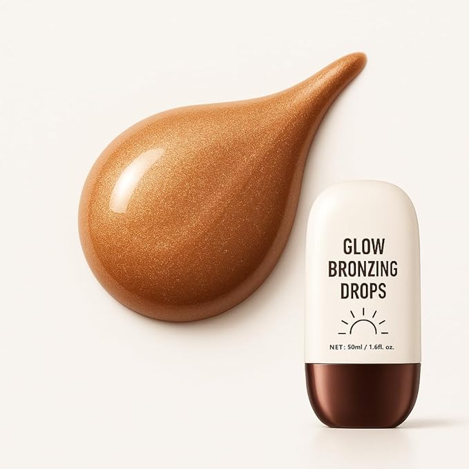 Makeup True Match Lumi Glotion, Natural Glow Enhancer, Illuminator Highlighter, Bronzing Drops For a Sun-Kissed Glow, 903 Medium (#01/Champagne Shimmer)