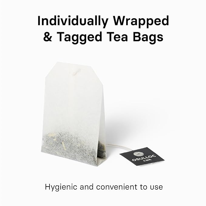 OSULLOC Fig Chocolat Black Tea (Juicy Fig & Chocolate flavor), Fruit Tea Blend, Premium Tea bags from Jeju Isalnd, 20 tea bags