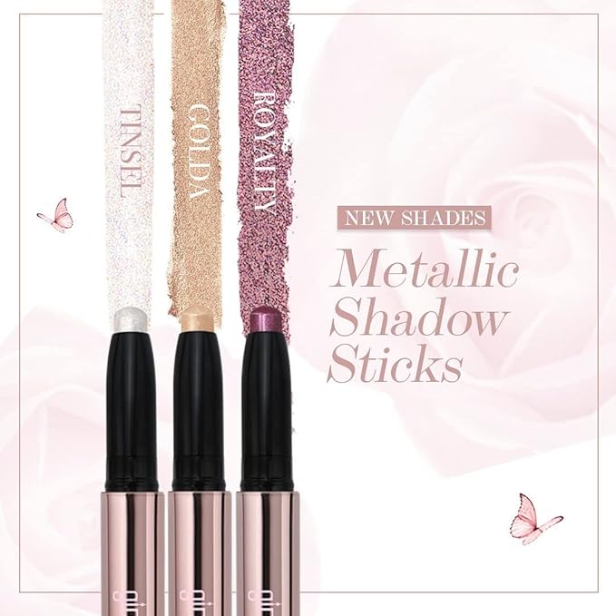 Girlactik Shadow Stick – Long-Wearing Cream Eyeshadow Stick, Blendable & Smudge-Resistant Eye Makeup – Vegan, Cruelty-Free, Easy One-Swipe Application (Royalty)