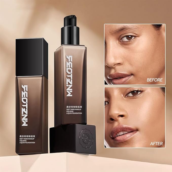 Feotznw Flawless Finish Foundation - Medium Coverage, Lightweight, Semi-Matte Finish for Uneven Skin Tone, Vegan & Cruelty-Free, 1.014 fl oz (Beige)