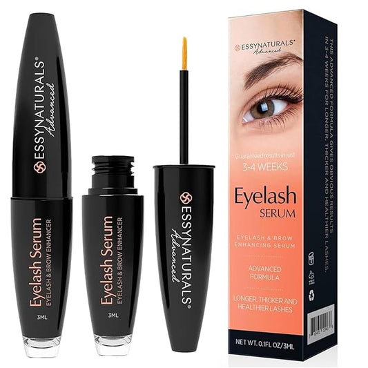 Essynaturals Eyelash Growth Serum, Premium Eyelash Serum, Lash Serum For Eyelash Growth, Eyelash Serum To Grow Lash, Irritation Free Lash Growth Serum