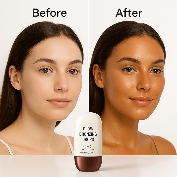 Makeup True Match Lumi Glotion, Natural Glow Enhancer, Illuminator Highlighter, Bronzing Drops For a Sun-Kissed Glow, 903 Medium (#01/Champagne Shimmer)