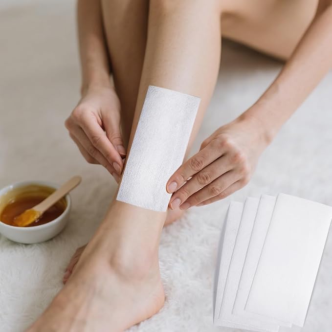 Wax Strips for Hair Removal 30 Yards - Non-Woven Wax Strip Roll | Pain-Free for Body, Face & Legs