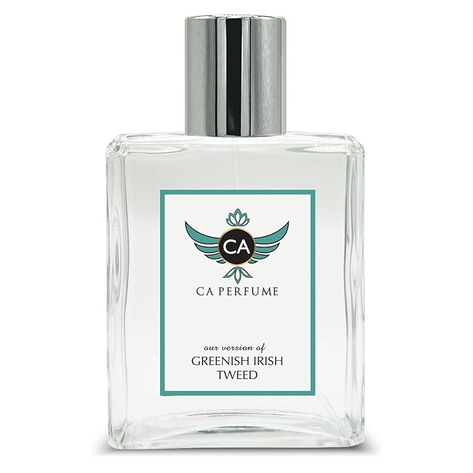 CA Perfume Impression of Greenish Irish Tweed for Men Woody Floral Musk Scent Long Lasting Cologne for Men Signature Scent for Day and Night Wear 3.4 Fl Oz 100ml