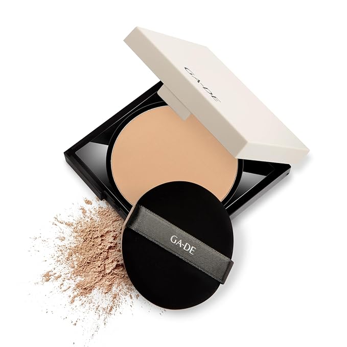 GA-DE Longevity Second Skin Pressed Powder - Face Makeup - Blurs Imperfections and Smooths Fine Lines - 508 Deep - 0.39 oz Foundation Powder