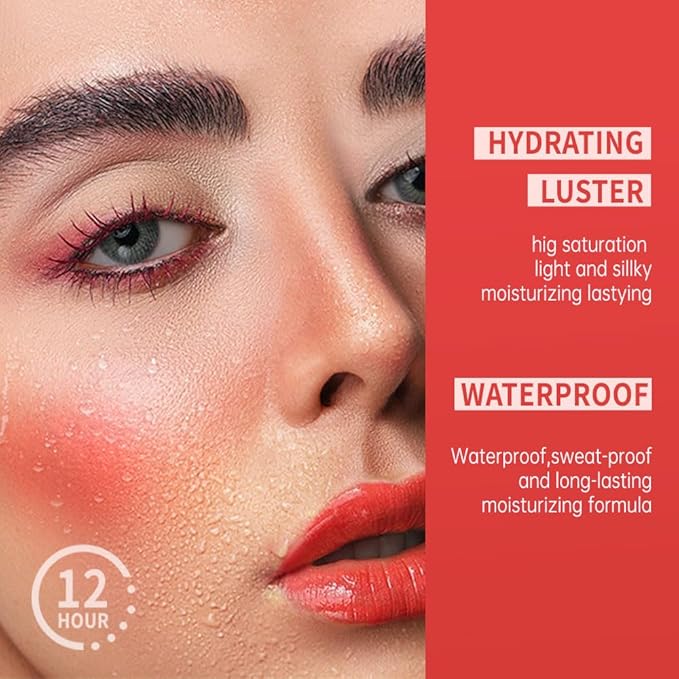 Matte Creamy Lipstick for Women, Long Lasting Waterproof Velvet Lipstick, Lip Stick Crayon Buildable Blendable Creamy Color, Moisturizing Longwear Lip Makeup 04#