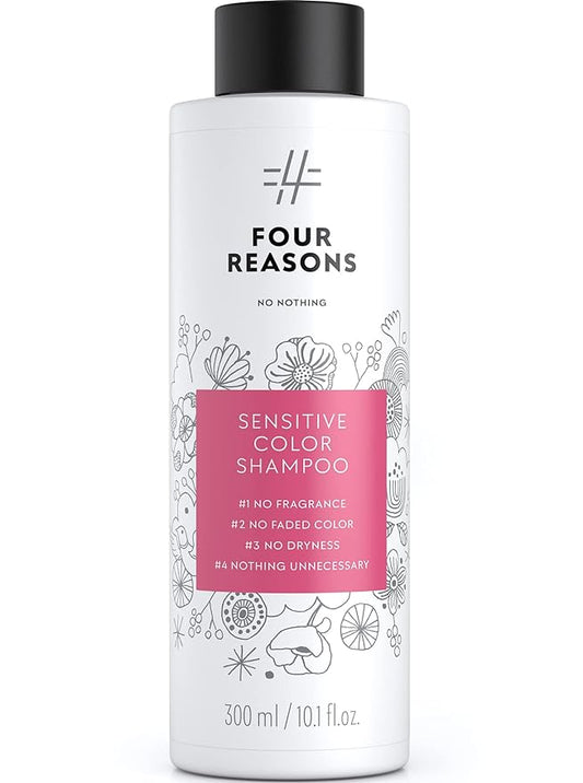 No nothing Sensitive shampoo for color treated hair - Fragrance Free - Hypoallergenic, Vegan, Paraben Free - Unscented Shampoo for Sensitive Scalp and Skin – 10.15 oz