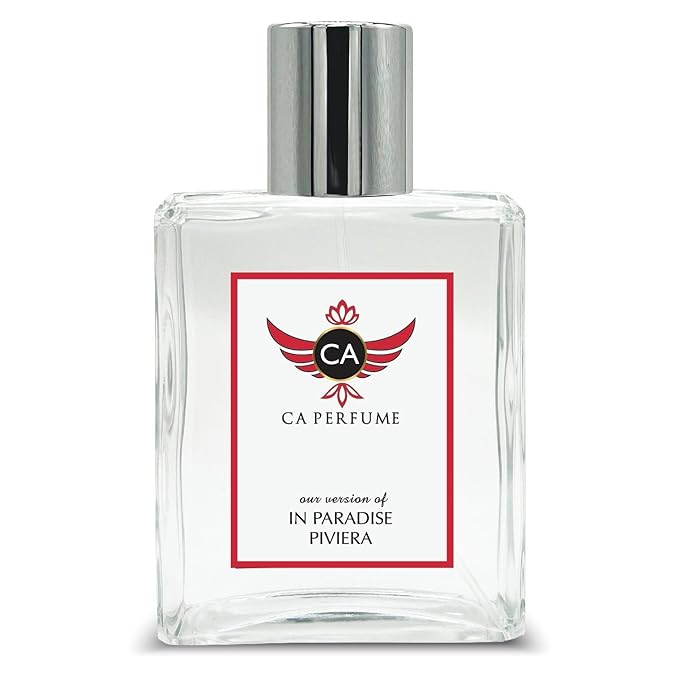CA Perfume Impression of In Paradise Riviera for Women and Men Eau De Parfum Floral Woody Musk Scent Long Lasting Unisex Fragrance Signature Scent for Day and Night Wear 3.4 Fl Oz 100ml