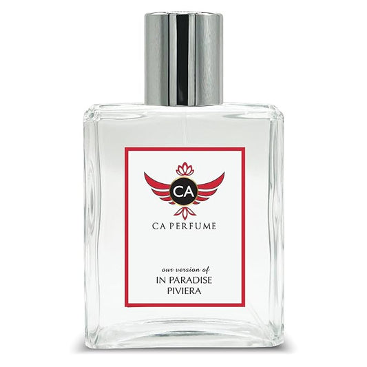 CA Perfume Impression of In Paradise Riviera for Women and Men Eau De Parfum Floral Woody Musk Scent Long Lasting Unisex Fragrance Signature Scent for Day and Night Wear 3.4 Fl Oz 100ml