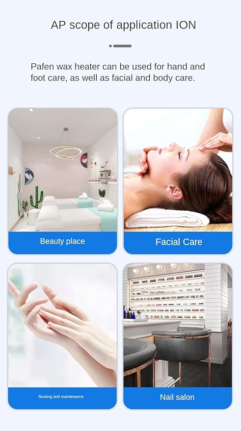 Single Pot Wax Warmer, Professional Electric Wax Heater Machine Facial Skin SPA Equipment with Adjustable Temperature Set