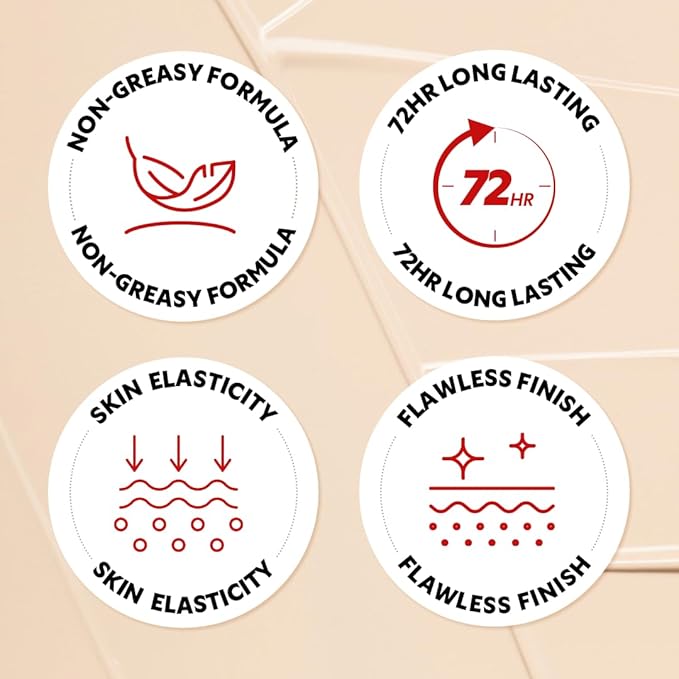 [*Mini Size*] TIRTIR Mask Fit Red Cushion Foundation | Full coverage, Weightless, Skin fit, Satin Glow Finish, Korean Makeup BB Foundation, beauty, Tattoo cover up, Buildable (#27N Camel, 0.15 Fl Oz)