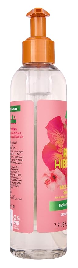 Tree Hut Pink Hibiscus Moisturizing Shave Oil, Gel-to-Oil Formula, Ultra Hydrating Barrier for a Close, Smooth Shave, For All Skin Types, 7.7 fl oz