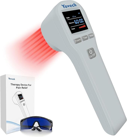Red Light Therapy Device, 2x940nm+2x860nm+16x660nm, Cold Light Therapy Machine at Home, Handheld Light Therapy for Muscles Joints Relax, Light Therapy Wand Help with Pain for Body and Pets