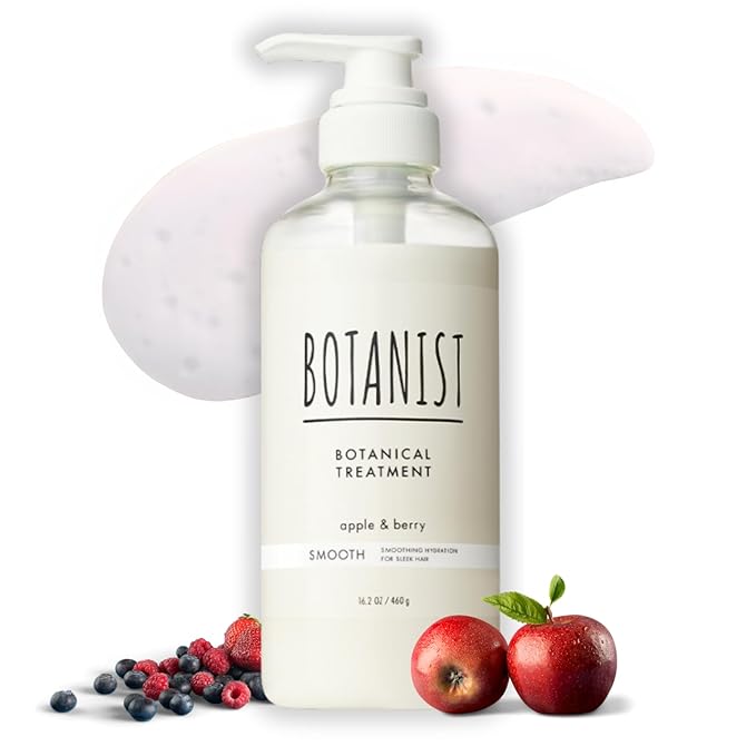 Organic Hair Conditioner for Dry & Frizzy Hair Women & Men, Keratin Treatment by Natural Protein, Macadamia Nut Oil & Jojoba Oil in Japan, Sulfate &Paraben Free, Green Apple& Rose, 16.2 Fl Oz