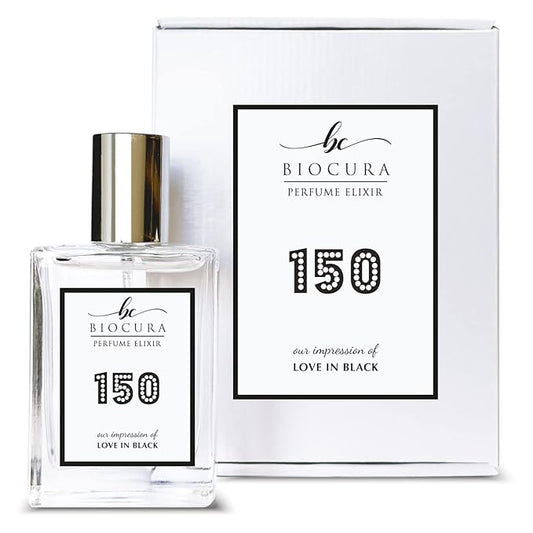 BC Perfume 150 Inspired by Love In Black For Women Replica Fragrance Dupes Eau de Parfum Spray Bottle 1.7 Fl Oz/50ml-X1