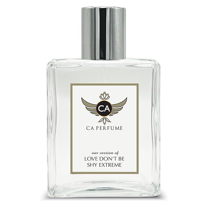 CA Perfume Impression of Love Don’t Be Shy Extreme for Women Eau De Parfum Amber Vanilla Scent Long Lasting Perfumes for Women Signature Scent for Day and Night Wear 3.4 Fl Oz 100ml