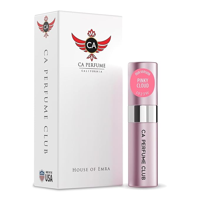 CA Perfume Impression of Pinky Cloud for Women Eau De Parfum Spray Long Lasting Oriental Vanilla Perfume (0.27 Fl Oz / 8ml)