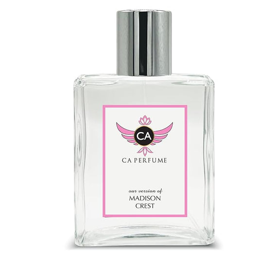 CA Perfume Impression of Madison Crest For Women Fragrance Dupes Eau de Parfum Spray Bottle 3.4 Fl Oz/100ml-X1