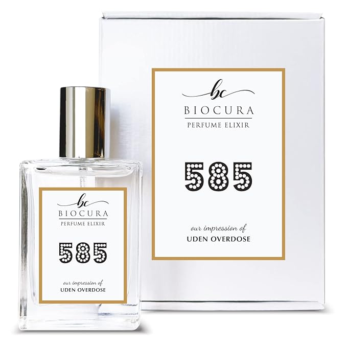 BC Perfume 585 Inspired by Uden Overdose For Women & Men Replica Fragrance Dupes Eau de Parfum Spray Bottle 1.7 Fl Oz/50ml-X1
