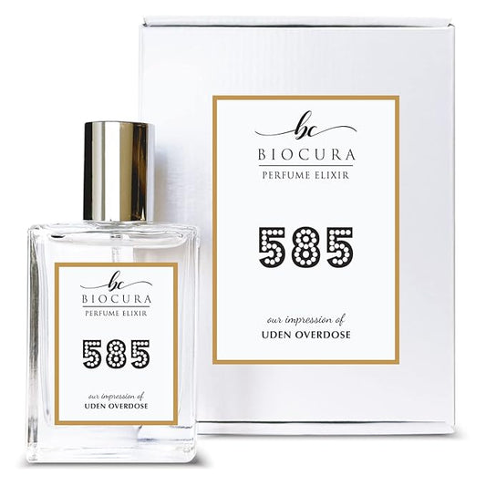 BC Perfume 585 Inspired by Uden Overdose For Women & Men Replica Fragrance Dupes Eau de Parfum Spray Bottle 1.7 Fl Oz/50ml-X1