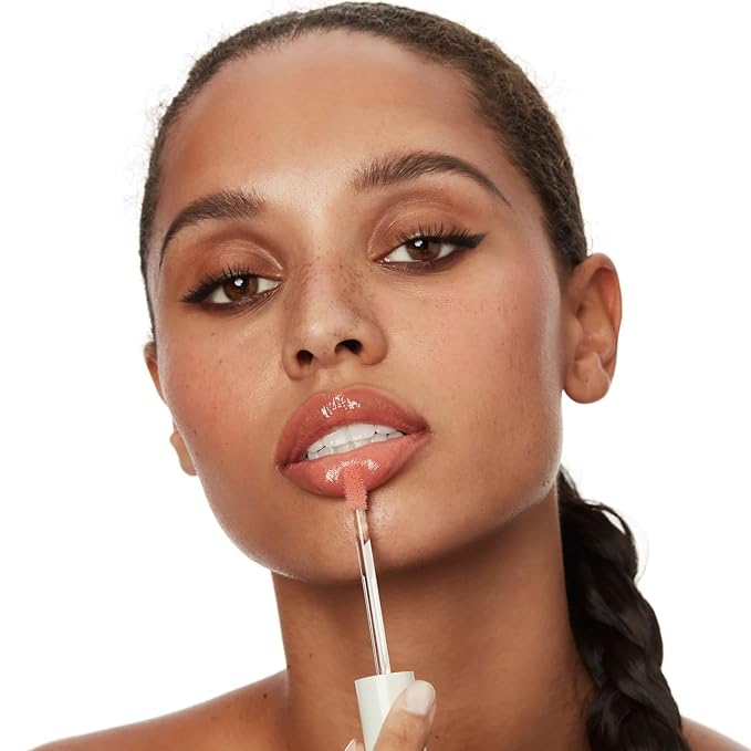 Jillian Dempsey Lip Gloss: Enhance, Hydrate & Smooth Lips with Firming & Plumping Benefits, Vegan, 4ml | Peachy Peach