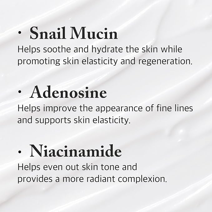 Snail Repair Eye Cream 1.01 fl oz - Anti-Aging & Hydrating Eye Cream with Snail Mucin, Peptides, and Niacinamide to Improve Skin Texture and Resilience, Korean Skincare