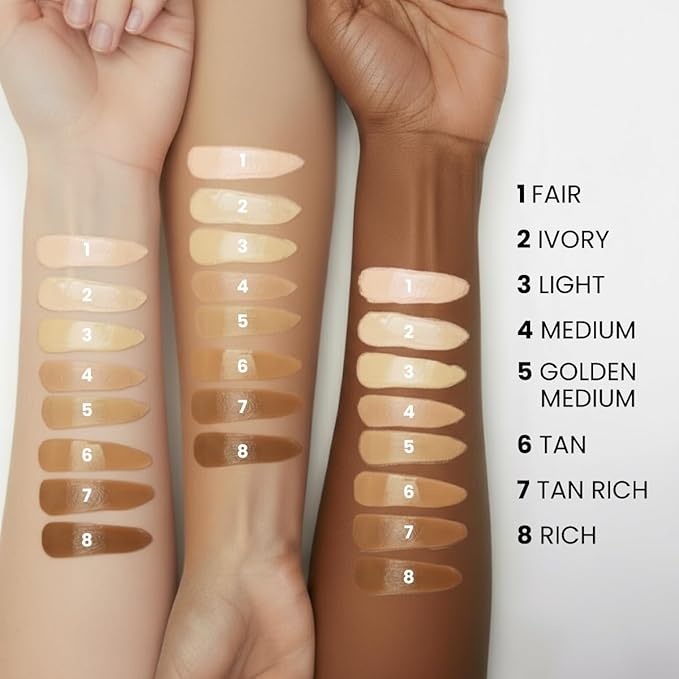 Prime Prometics PrimeSkin CC+ Cream for Mature Women – Liquid-to-Powder Foundation – Blurs Pores & Covers Age Spots – Crease-Free, Hydrating & Soft-Matte Finish for Sensitive Skin (Tan Rich)