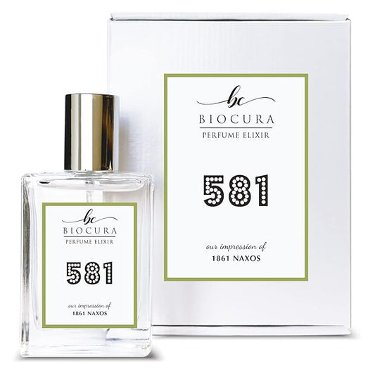 BC Perfume 581 Inspired by 1861 Naxos For Women & Men Replica Fragrance Dupes Eau de Parfum Spray Bottle 1.7 Fl Oz/50ml-X1