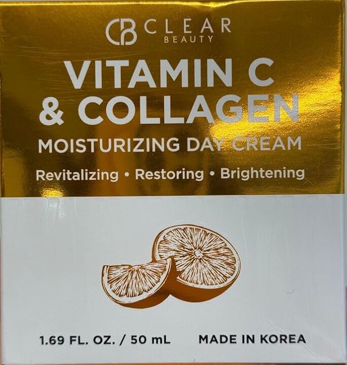 Vitamin C & Collagen + Hyaluronic Acid & Retinol Moisturizer - Dermatologist Tested, Anti-Aging, Fine Lines & Wrinkles Treatment, Korean Skin Care, All Skin Types - Value Set