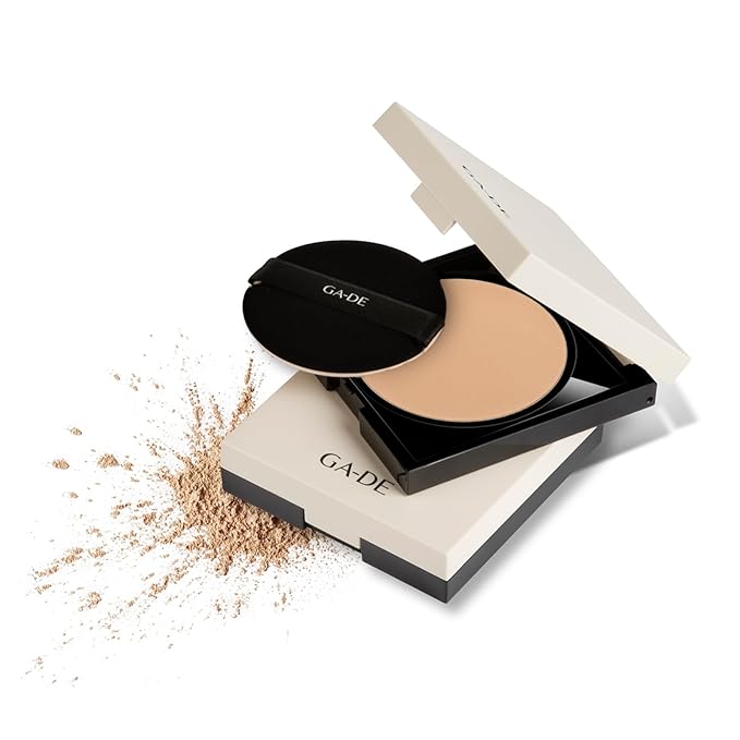GA-DE Longevity Second Skin Pressed Powder - Face Makeup - Blurs Imperfections and Smooths Fine Lines - 507 Medium - 0.39 oz Foundation Powder