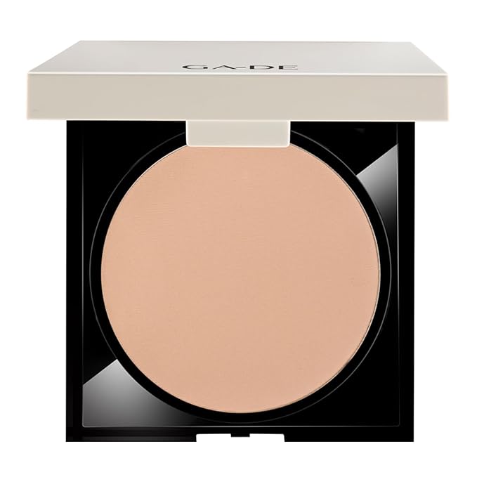 GA-DE Longevity Second Skin Pressed Powder - Face Makeup - Blurs Imperfections and Smooths Fine Lines - 506 Light Medium - 0.39 oz Foundation Powder