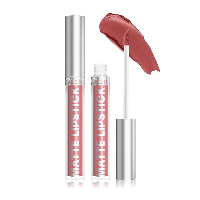COOL STORY Matte Lip Stain Tint Highly Pigmented Color Long-Lasting Waterproof Mauve Mist (08)