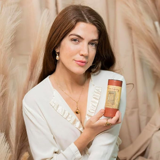 Tuscan Honey Scented Talc-Free Body Powder, Perfumed Dusting Powder, Camille Beckman, 3 Ounce