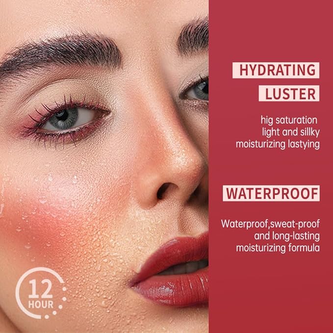 Matte Creamy Lipstick for Women, Long Lasting Waterproof Velvet Lipstick, Lip Stick Crayon Buildable Blendable Creamy Color, Moisturizing Longwear Lip Makeup 08#