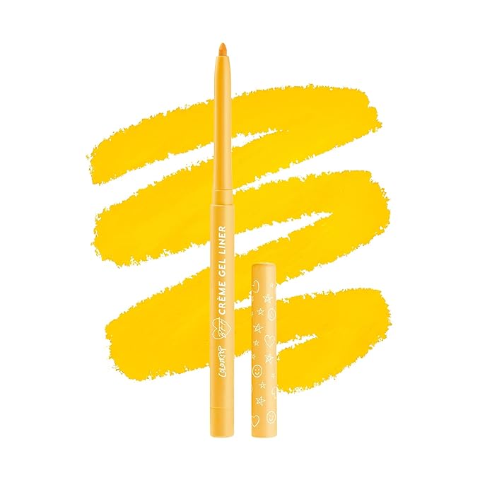ColourPop Crème Gel Waterproof Eyeliner - 18HR Wear, Ultra-Pigmented Eyeliner Pencil with Matte & Metallic Finishes - Smudge-Proof, Vegan & Cruelty-Free - Punch (0.01 oz)