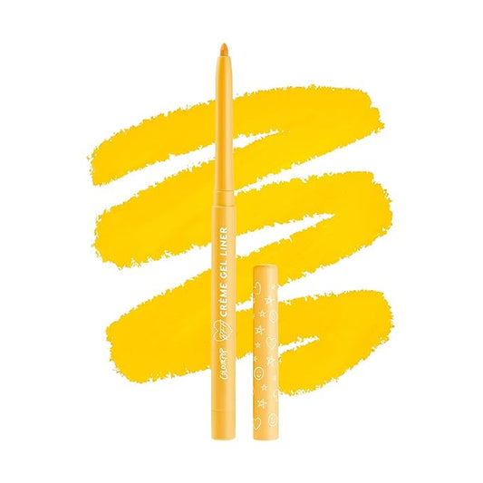 ColourPop Crème Gel Waterproof Eyeliner - 18HR Wear, Ultra-Pigmented Eyeliner Pencil with Matte & Metallic Finishes - Smudge-Proof, Vegan & Cruelty-Free - Punch (0.01 oz)