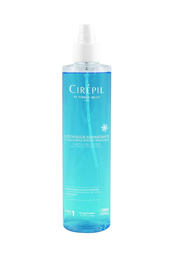 Cirépil Pré & Post Waxing Bundle: Blue Lotion 8.45 fl oz + Depilatory Oil 8.45 fl oz