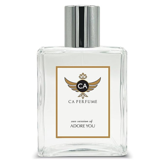 CA Perfume Impression of Adore You Gold For Women Replica Fragrance Dupes Eau de Parfum Spray Bottle 3.4 Fl Oz/100ml-X1