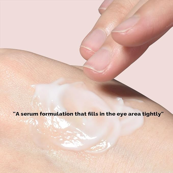 Roll on Eye Cream with Caffeine and Stainless Steel ball Tip- Under Eye Roller Cream for Elasticity Wrinkles Puffiness Fine Lines-Korean eye cream 30ml/1.01fl.oz. (Caffeine)