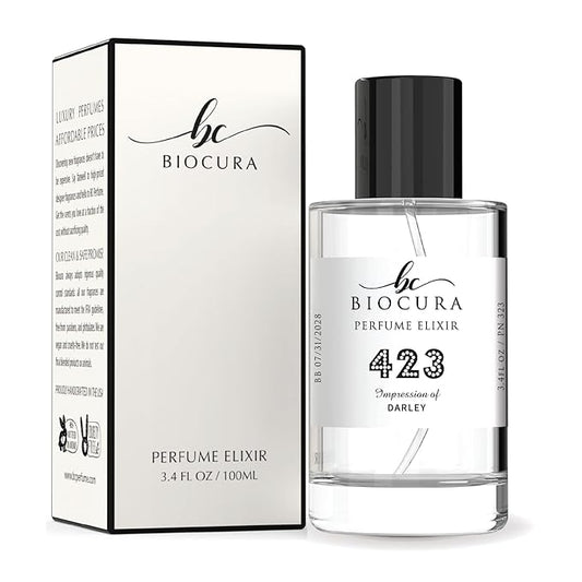 BC Perfume 423 Inspired by Darley For Men Replica Fragrance Dupes Eau de Parfum Spray Bottle 3.4 Fl Oz/100ml-X1