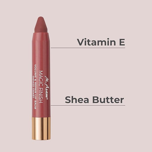 M. Asam MAGIC FINISH Volume & Repair Lip Balm Vintage-Cherry (0.11 oz) - Lip balm for delicate shine & more volume with plumping & nourishing vitamin E & shea butter