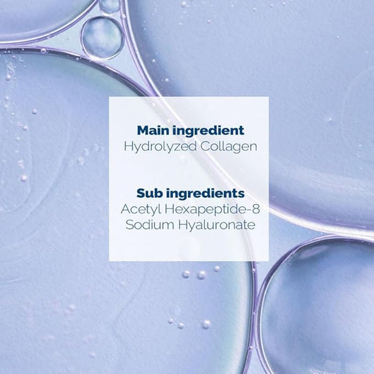 Roll on Eye Cream with Hydrolyzed Collagen and Stainless Steel ball Tip- Under Eye Roller Cream for Elasticity Wrinkles Puffiness Fine Lines-Korean eye cream 30ml/1.01fl.oz.(Collagen)