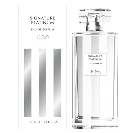 Tova Signature Platinum Stripe Design Eau De Parfum Spray 3.4 Oz