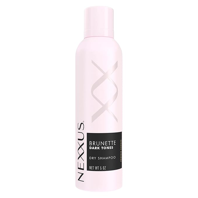 Nexxus Brunette Dry Shampoo For Dark Tones, 72 Hour Freshness, No Dull Residue with FLEXX-ADAPT Technology 5 Fl Oz