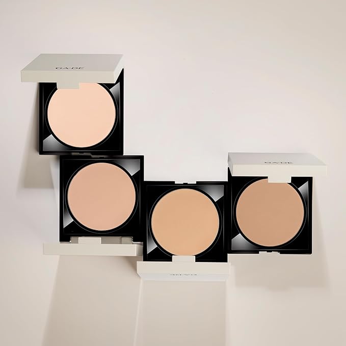 GA-DE Longevity Second Skin Pressed Powder - Face Makeup - Blurs Imperfections and Smooths Fine Lines - 508 Deep - 0.39 oz Foundation Powder