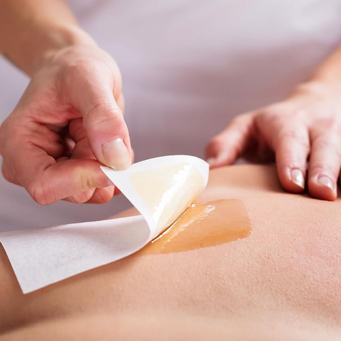 Juvale 800-Pack Wax Strips for Body and Facial Hair Removal - Non-Woven Depilatory Paper Sheets, Customizable Size, Smooth Surface, and Disposable (7.85x2.7 in)