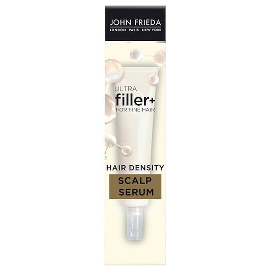John Frieda ULTRAfiller+ Hair Density Scalp Serum for Fine Hair, Volumizing Hair Serum, Scalp Treatment for Thickening for Women and Men, 2 Oz