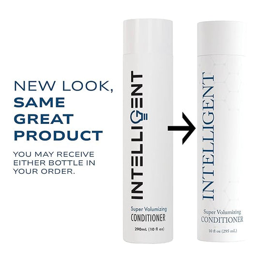 Intelligent Super Volumizing Hair Loss Conditioner - Strengthens Weakened Hair and Maximizes Volume | All Hair Types for Men and Women | 10 fl oz (290 ml)